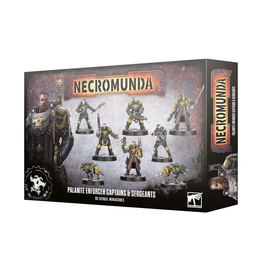 [GAW 301-59] Necromunda : Palanite Enforcer Captains & Sergeants │ Warhammer 40.000
