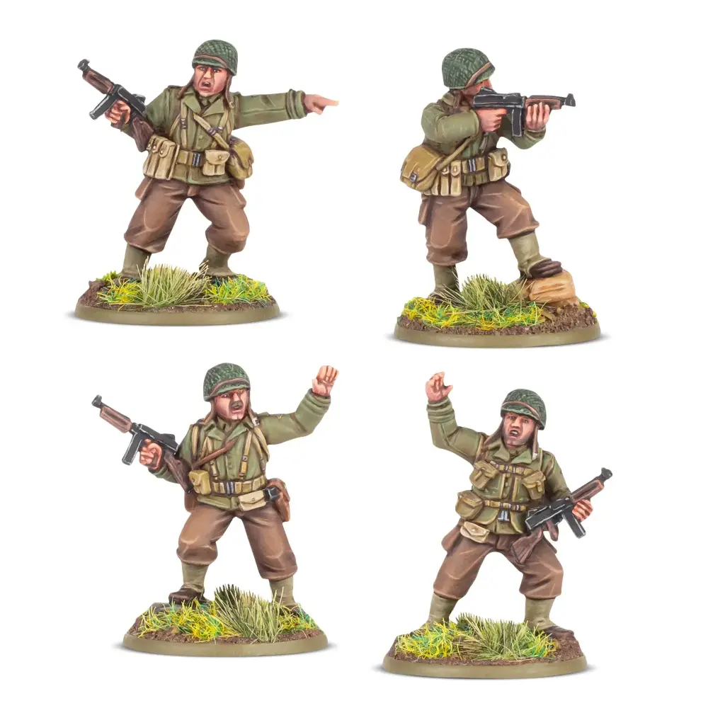 Bolt Action : US Rangers Platoon Commanders │ Early - Mid - Late
