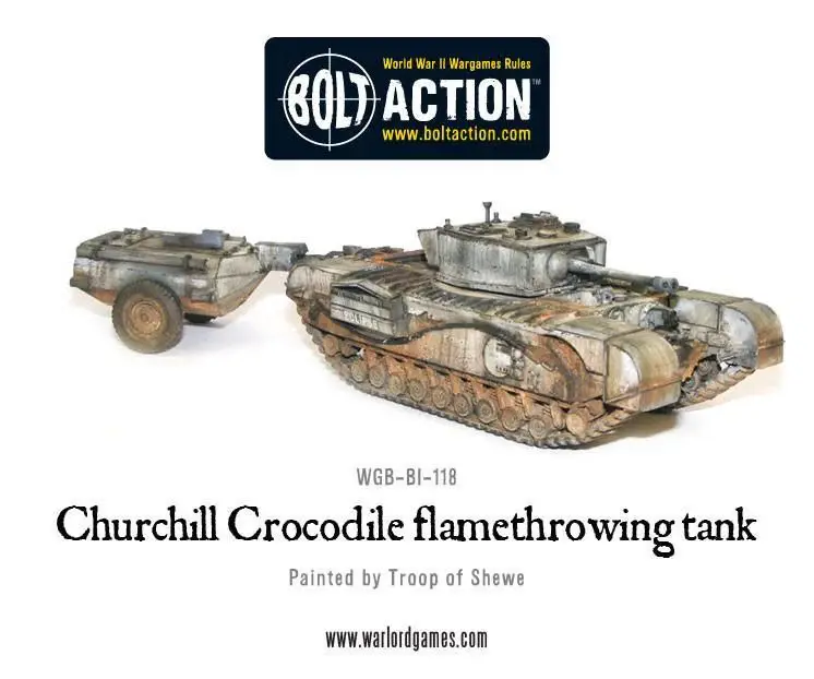 [WLG 402611003] Bolt Action : Churchill Crocodile Flamethrower Tank │Late