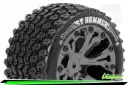Louise RC : Pneu ST Hummer MFT collé sur Jante 2.8 Noir Bead-Lock - HEX 12mm 0-Offset │ 4WD [Front/Rear]