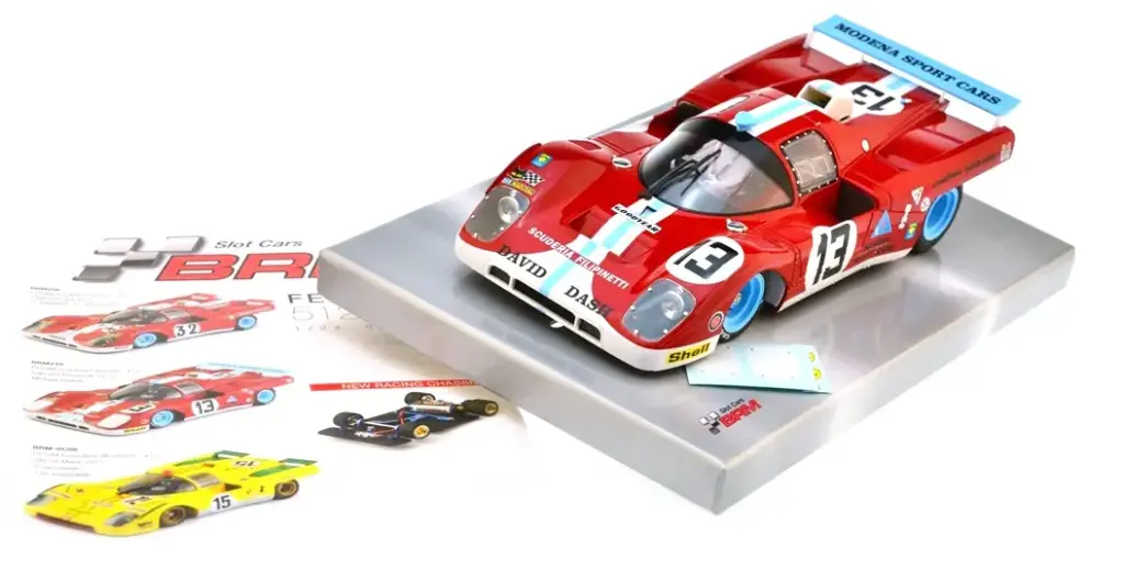 BRM : Ferrari 512M n°13 Can-AM Riverside 1972 Scuderia Filipinetti Parkes 