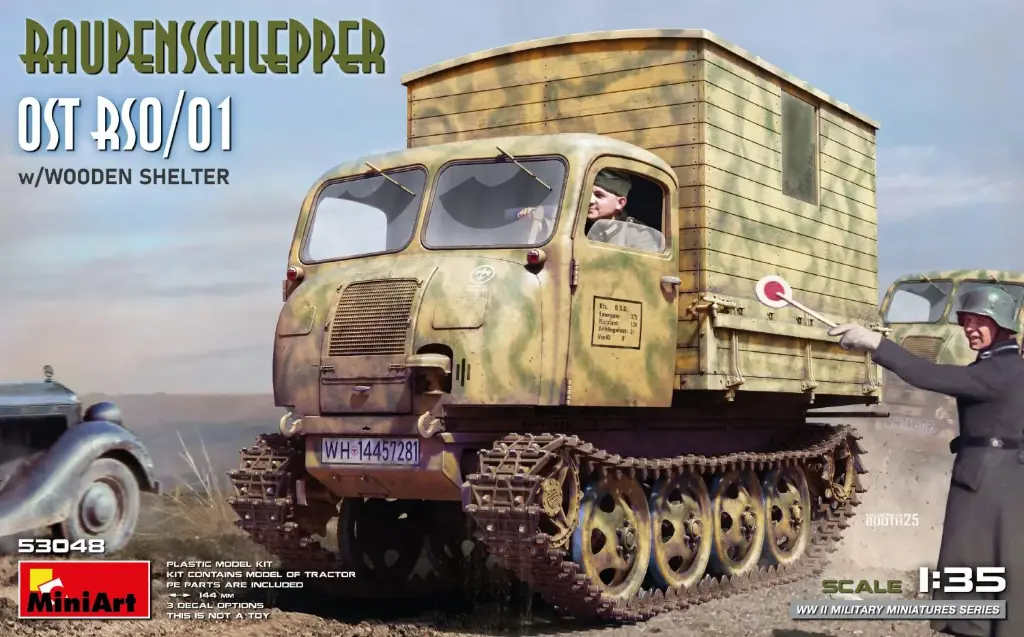 Miniart : Ost RSO/01 avec Shelter Wooden