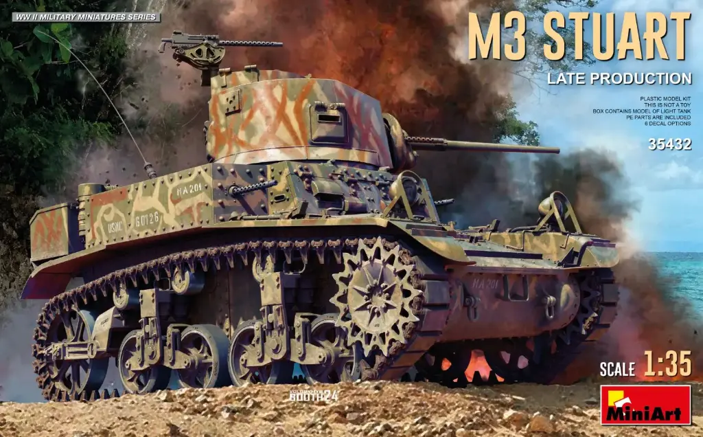 Miniart : M3 Stuart Late Production 
