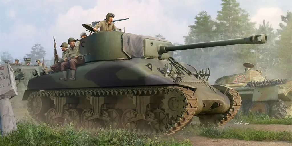 I love Kit : M4A1 76w Medium Tank