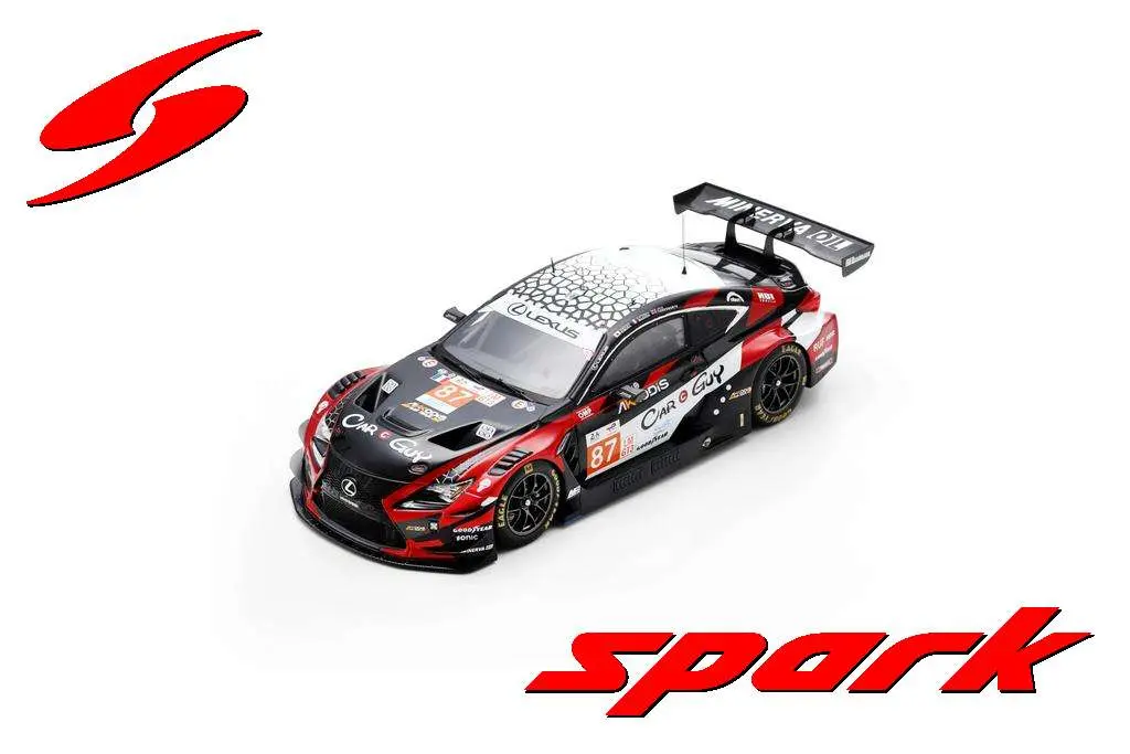 Spark : Lexus RC F GT3 No.87 AKKODIS ASP TEAM Le Mans 24H 2024 T. Kimura - E. Masson - J. Hawksworth [1/18]