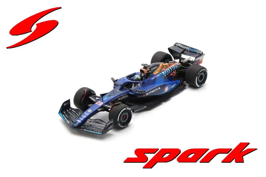 Spark : Williams F1 FW45 No.23 Williams Racing Las Vegas GP 2023 Alex Albon [1/18]