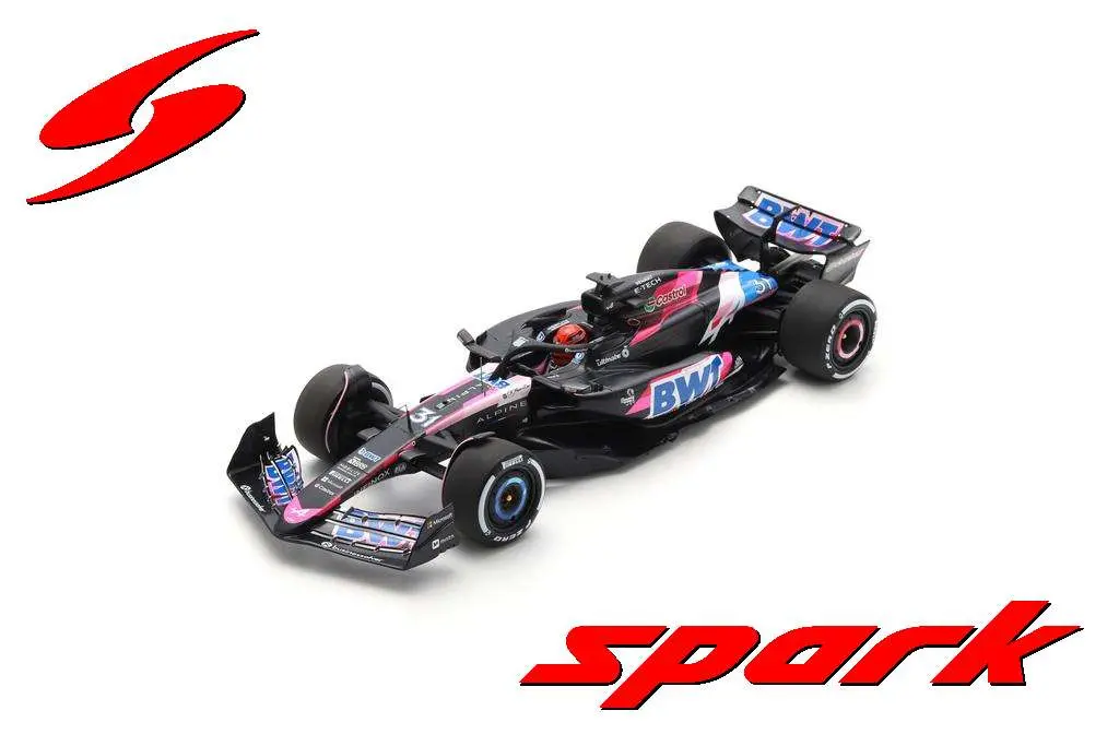 Spark : BWT Alpine F1 Team A524 No.31 Bahrain GP 2024 Esteban Ocon [1/18]