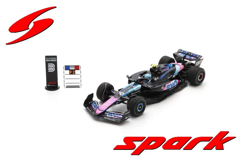 Spark : BWT Alpine F1 Team A524 No.10 3rd Brazilian GP 2024 Pierre Gasly (150th GP Race) [1/43]
