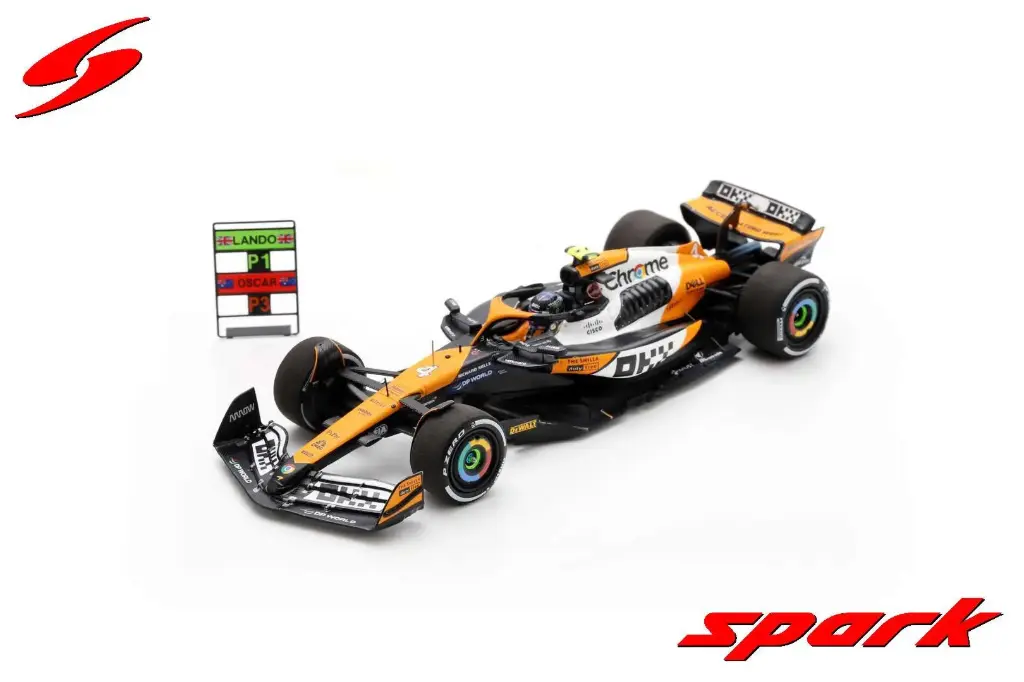 Spark : McLaren MCL38 McLaren No.4 Winner Singapore GP 2024 Lando Norris [1/43]