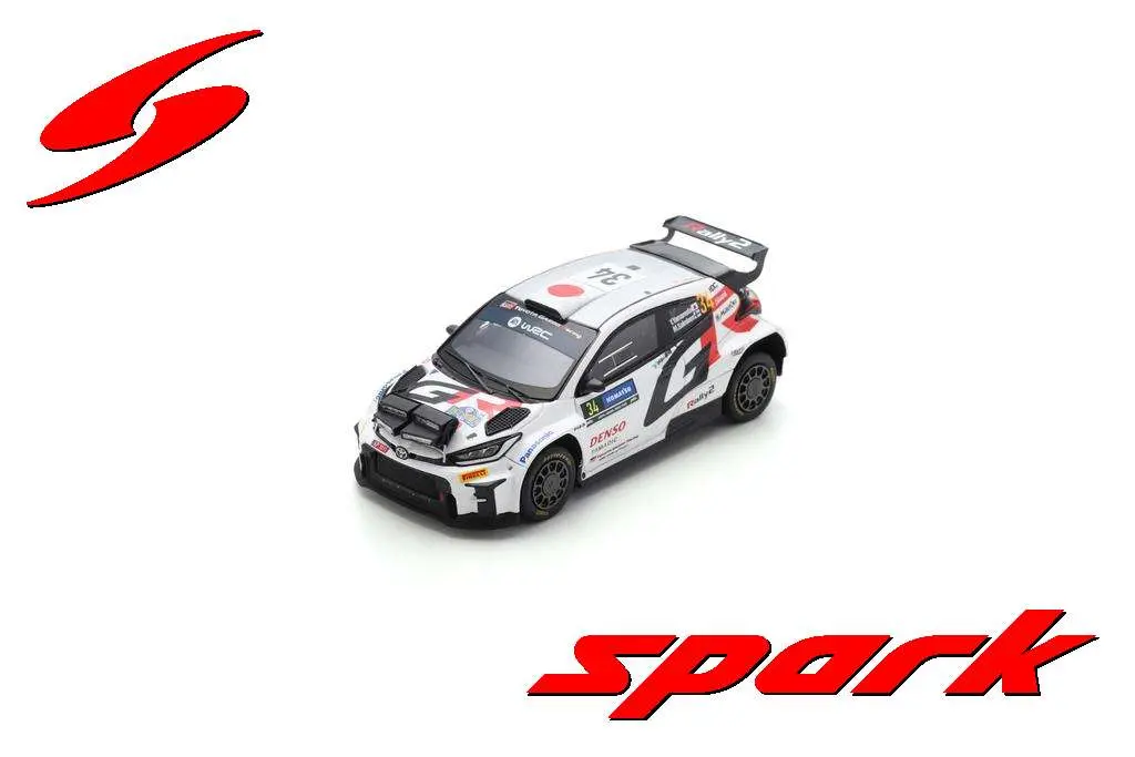 Spark : TOYOTA GR Yaris Rally 2 No.34 TOYOTA GAZOO Racing RC2 Rally Sweden 2024 Y. Yamamoto - M. Salminen [1/43]