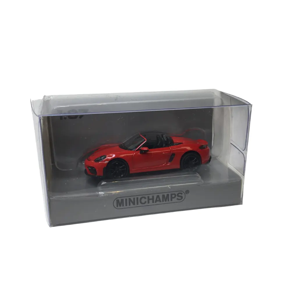 Minichamps : Porschre Boxster Spyder 2019 Rouge