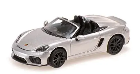 Minichamps : Porschre Boxster Spyder 2019 Gris métal