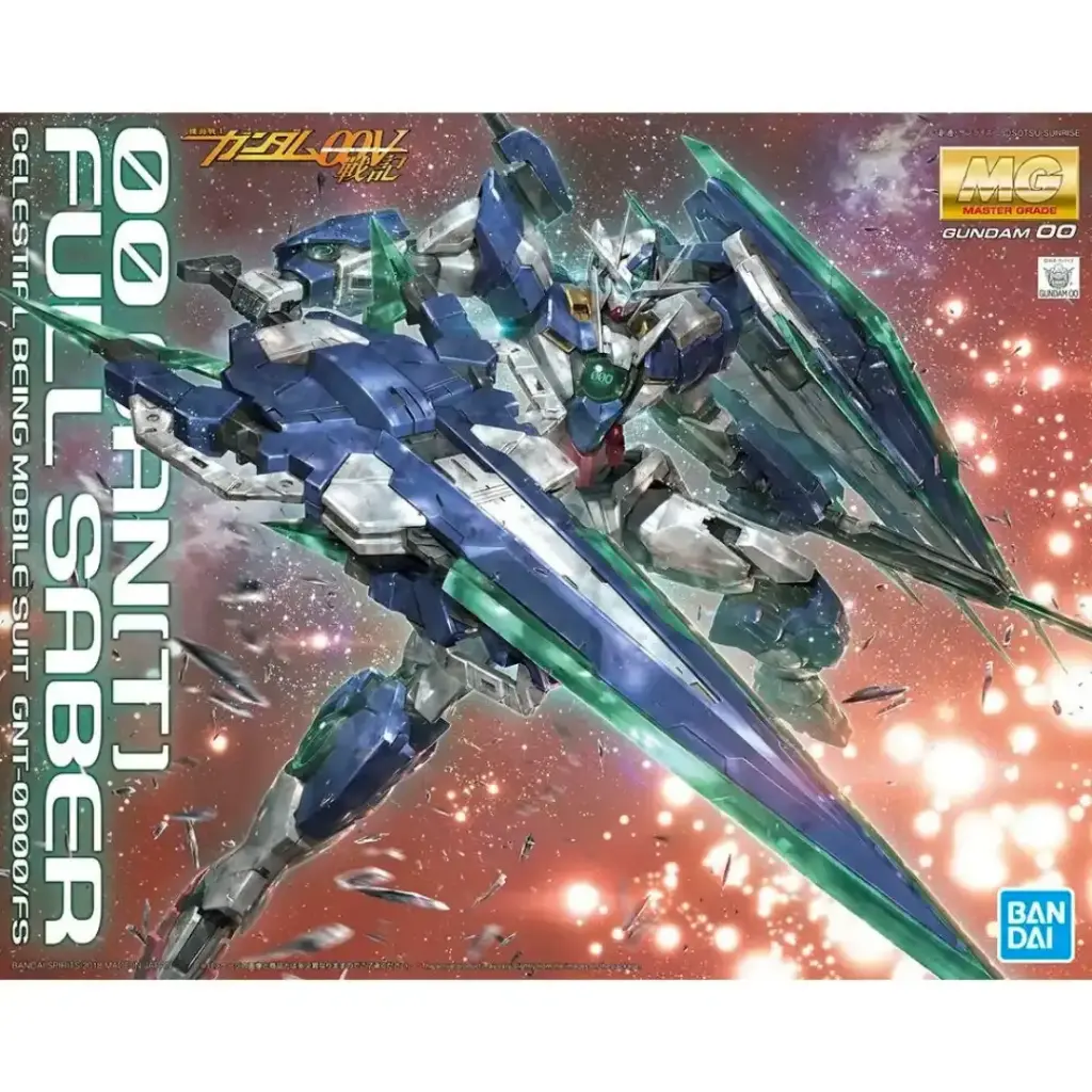 Bandai : 00 Qan(T) Full Saber • Celestial Being Mobile Suit GNT-0000/FS [MG][1/100]