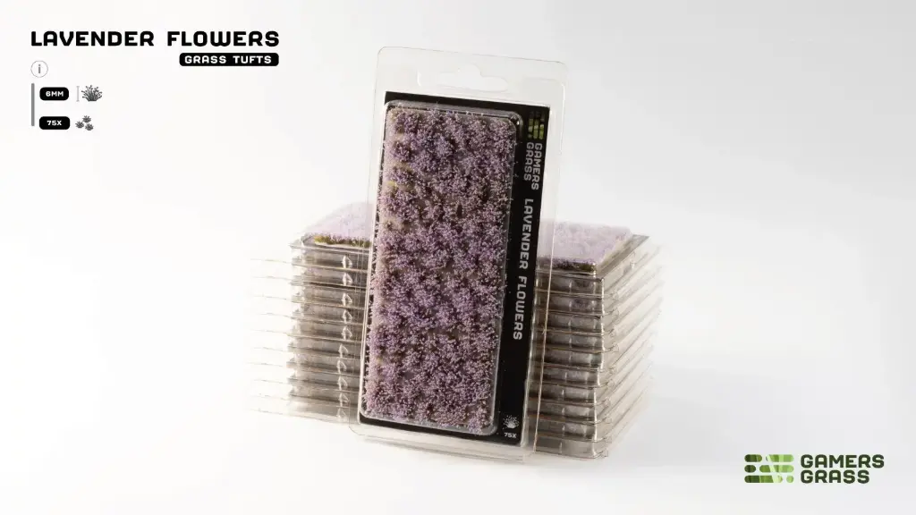 Gamer Grass : Lavender Flowers  (75Pcs) │ Touffes de Fleurs