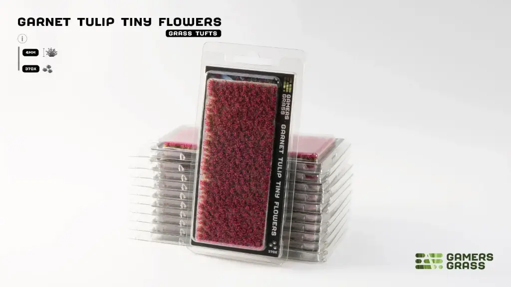 [GAG GGFS-GT] Gamer Grass : Garnet Tulip - Tiny Flowers (370Pcs) │ Touffes de Fleures 