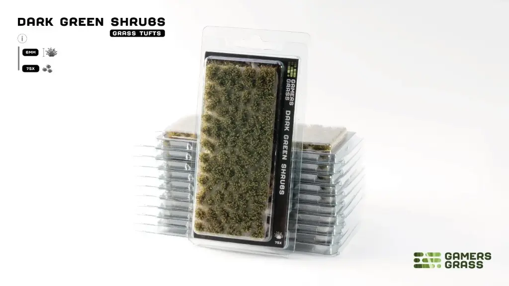 [GAG GGFS-DAG] Gamer Grass : Dark Green Shrubs (75Pcs) │ Touffes de Buissons