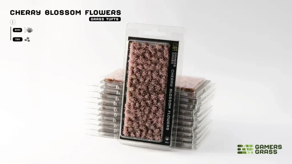 [GAG GGFS-CB] Gamer Grass : Cherry Blossom (75Pcs) │ Touffes de Buissons