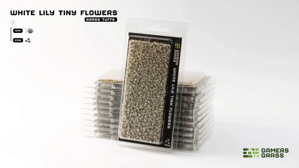 [GAG GGFS-WL] Gamer Grass : White Lily - Tiny Flowers (370Pcs) │ Touffes de Fleures