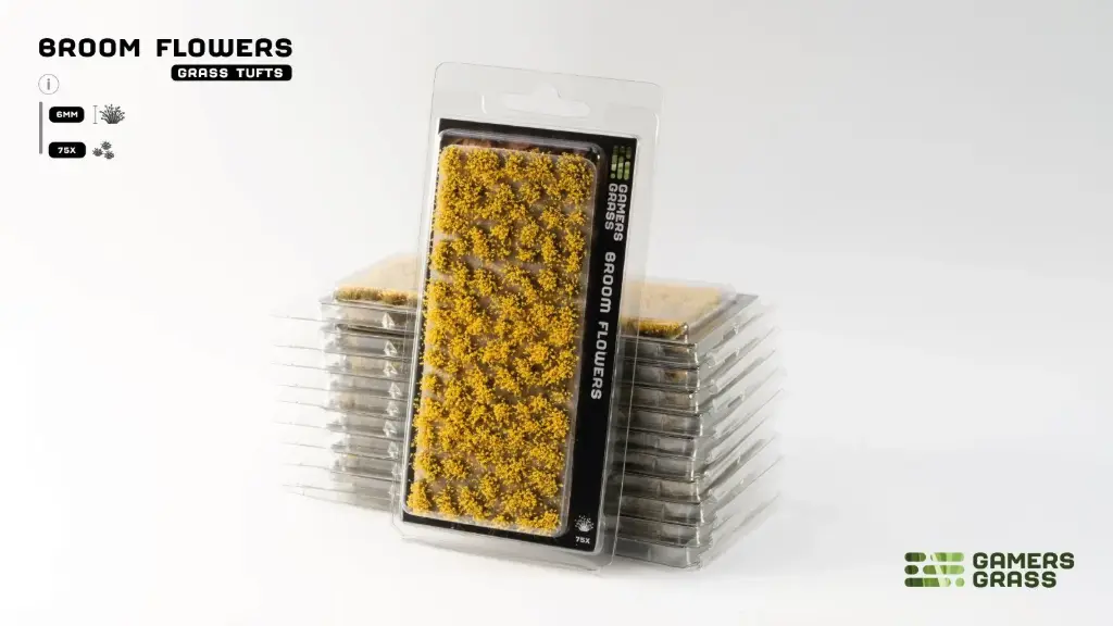 [GAG GGFS-BRO] Gamer Grass : Broom Flowers (75Pcs) │ Touffes de Fleures