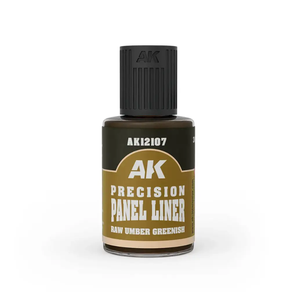 [AK AK12107] AK : Precision Paneliner "Raw umber Greenush" (30ml)