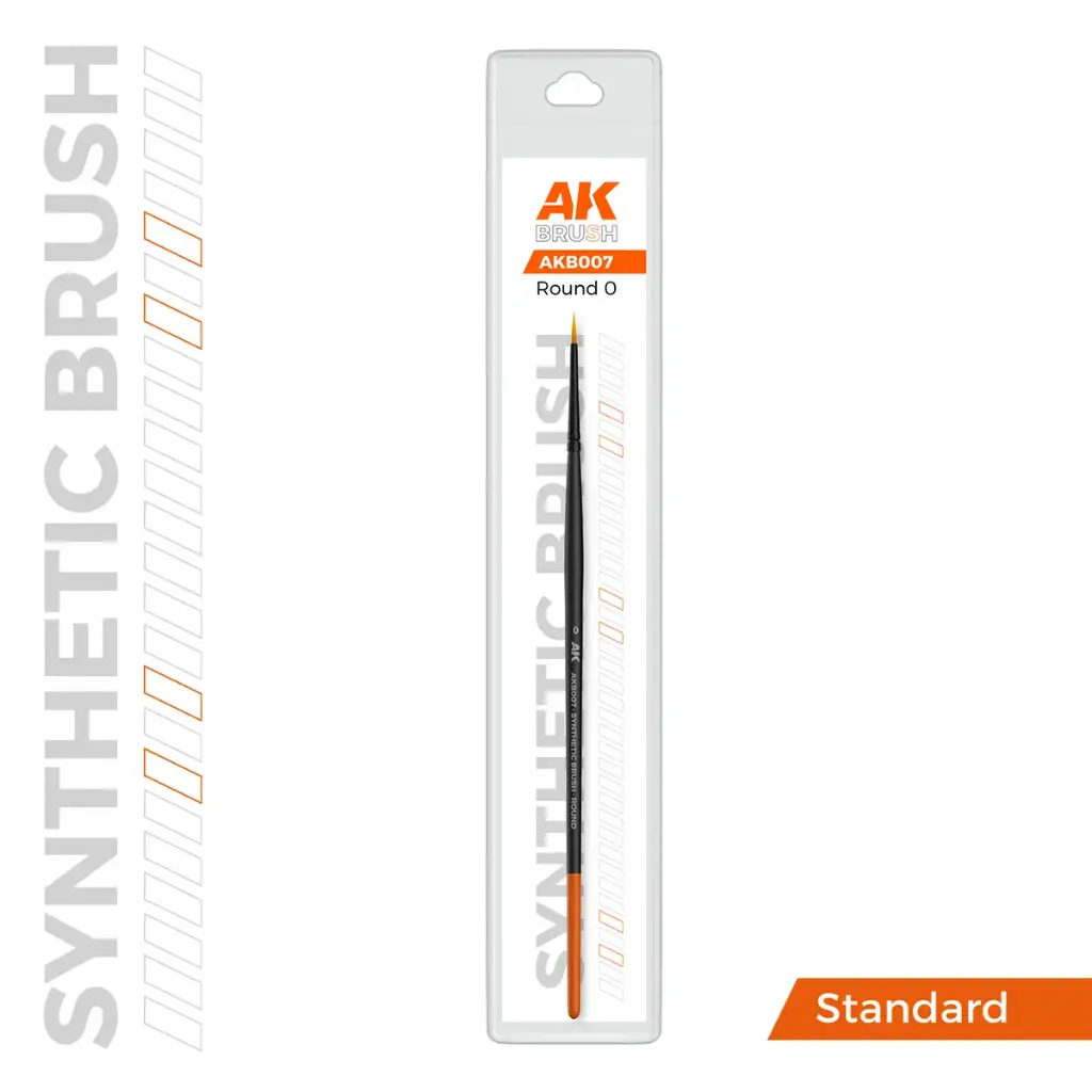 AK : Synthetic Brush Round "Size 0"