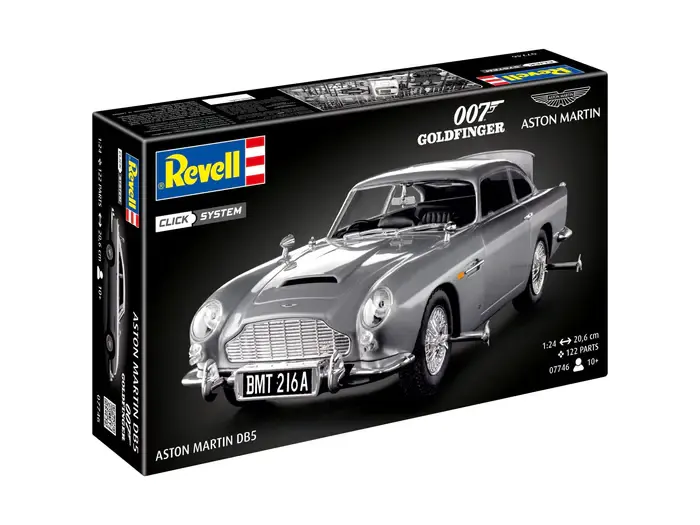 Revell : Aston Martin DB5 007 Goldfinger " Click System"