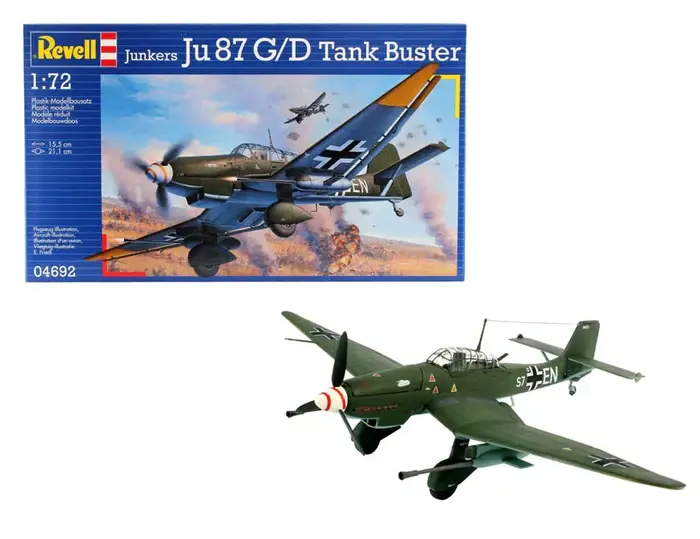 Revell : Kit de démarrage Junkers Ju87 G/D Tank Buster