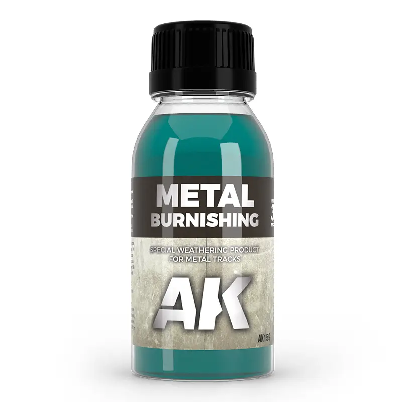 [AK 159] Ak : Metal burnishing fluid │ 100ml 