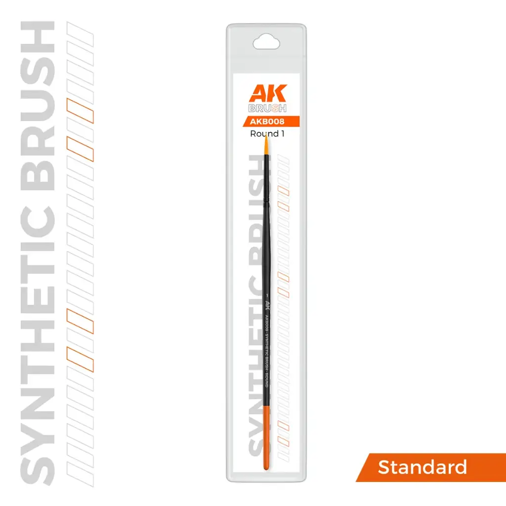 AK : Synthetic Brush Round "Size 1"
