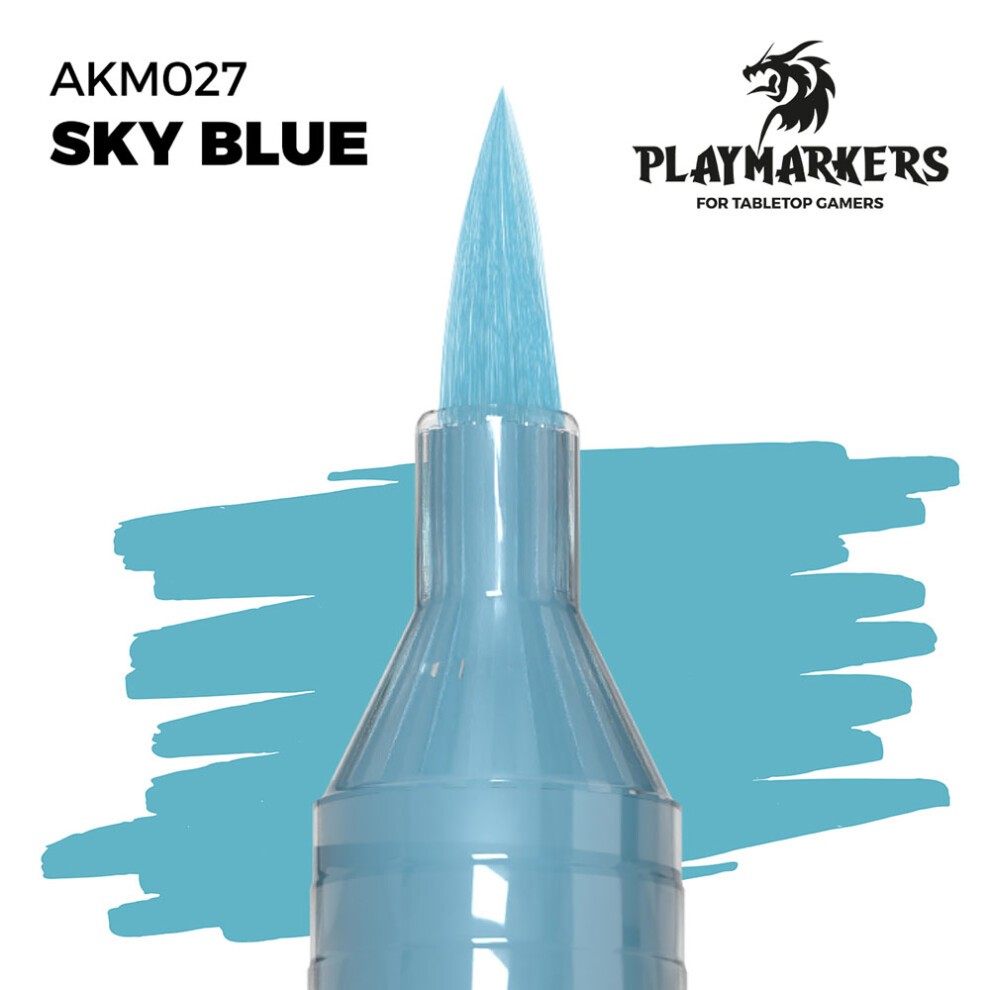 Ak : Playmarkers "Sky Blue" │ Acrylic Paint Marker
