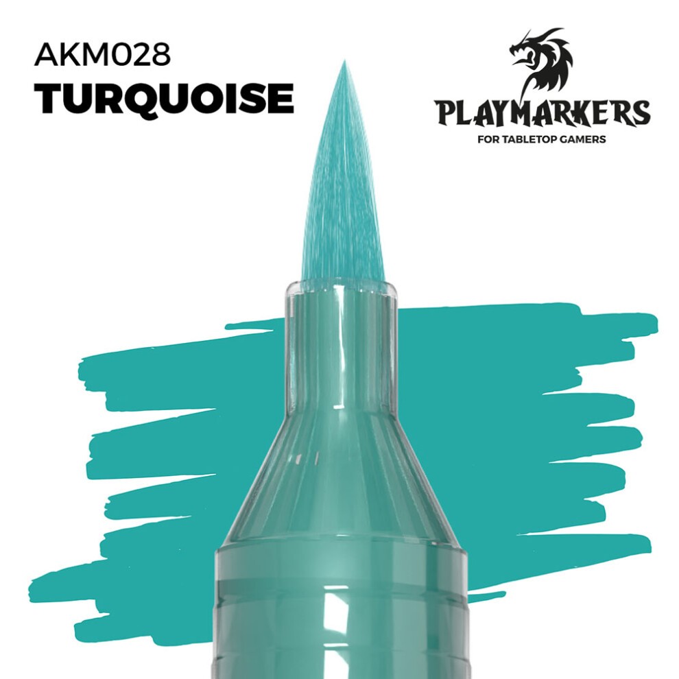 [AK AKM028] AK Interactive Playmarkers Turquoise Acrylic Paint Marker AKM028