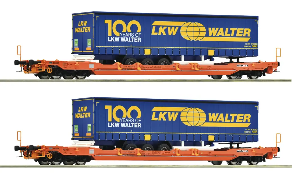 Roco : Wagon Sdgnss Porte semi Wascosa 