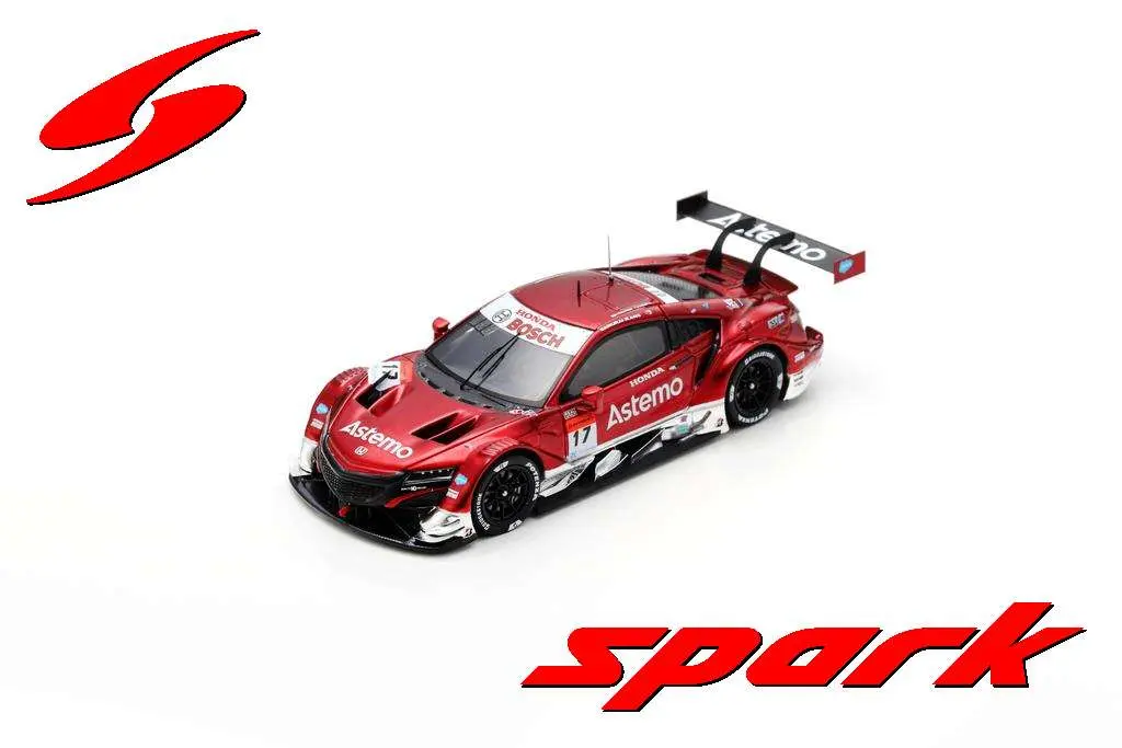 Spark : Astemo NSX-GT No.17 Astemo REAL RACING GT500 SUPER GT 2021 Koudai Tsukakoshi - Bertrand Baguette [1/43] [1/43]