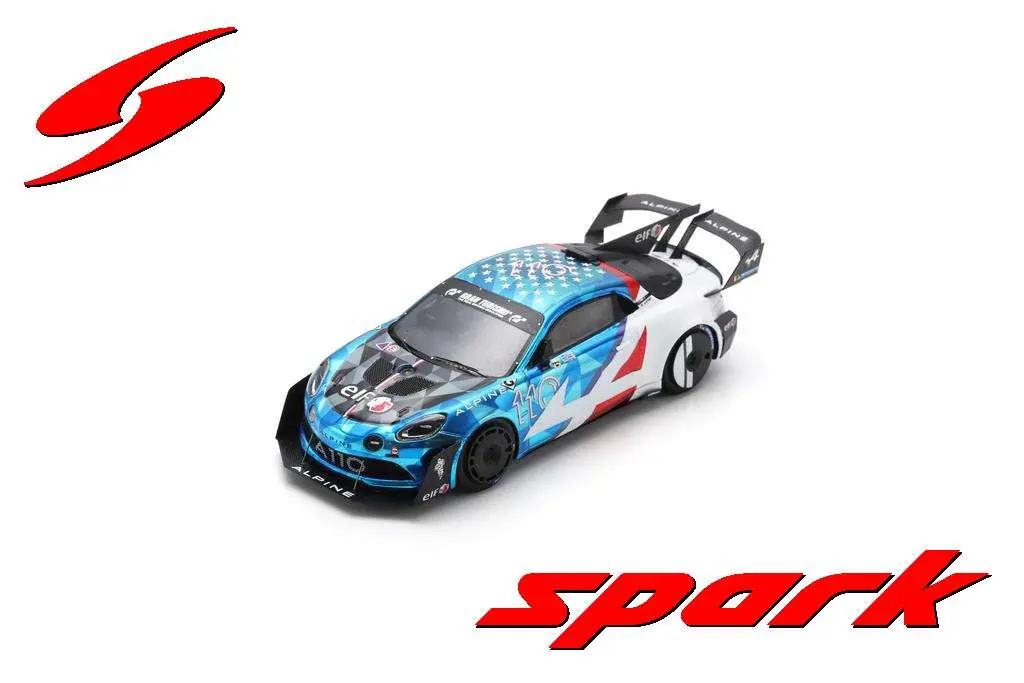 Spark : Alpine A110 GT4 Evo No. 110 3rd Pikes Peak 2023 Raphaël Astier
