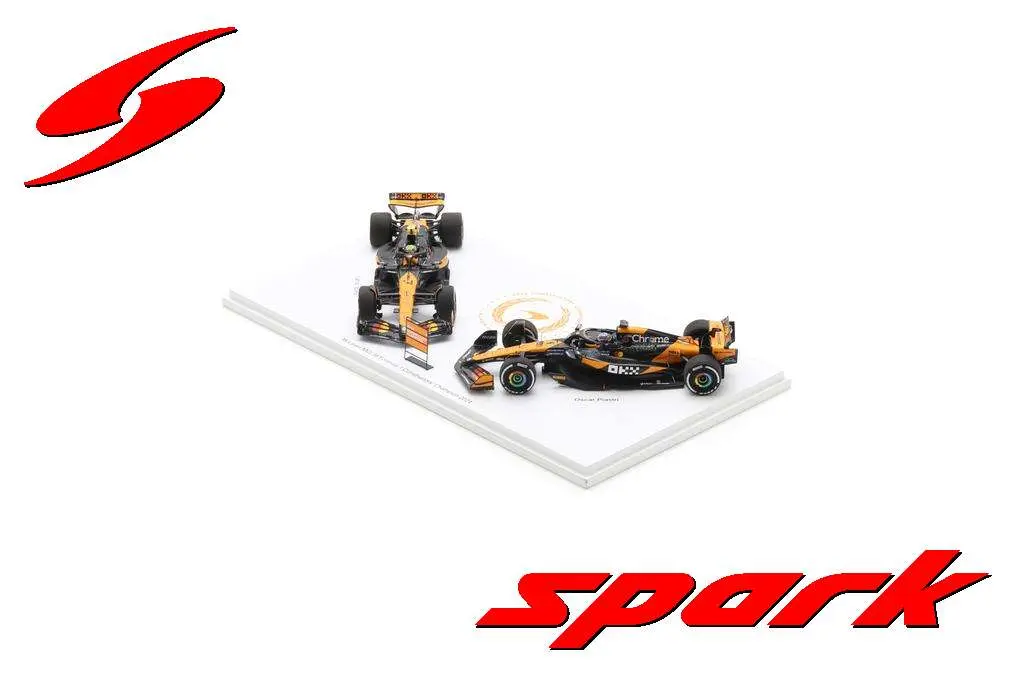 Spark : McLaren MCL38 No.4 & No.81 Formula 1 Constructors' Champion 2024 Lando Norris & Oscar Piastri [1/43]