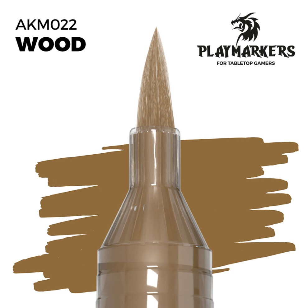 [AK AKM022] Ak : Playmarkers "Wood" │ Acrylic Paint Marker