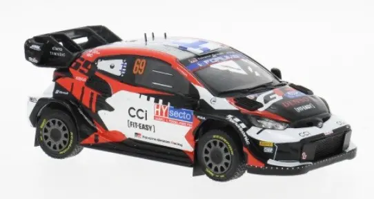 Ixo Models : Toyota GR Yaris Rally1 Hybrid │ No.69 Rally Finland 2024 