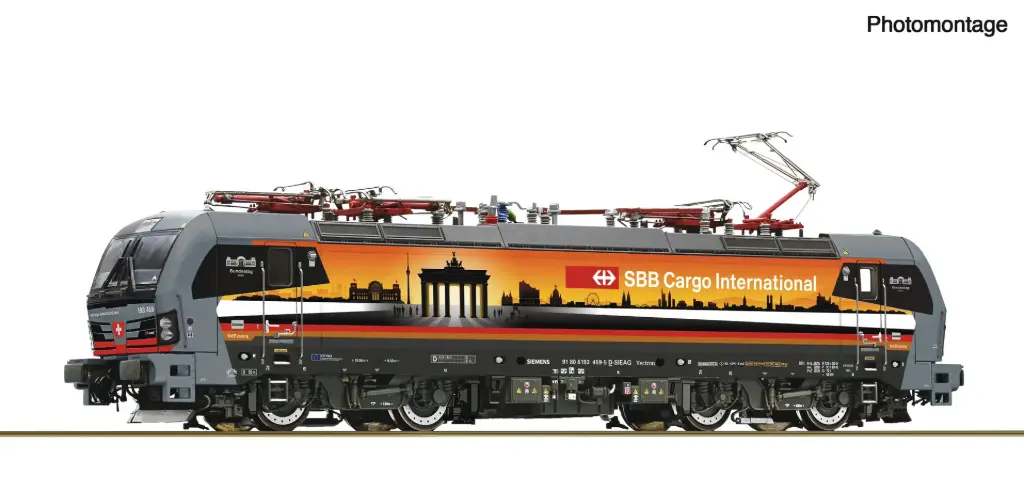 Roco : Locomotive Électrique (#193 459-5) de la SBB "Deutschlandpiercer" │ DC Analogue Époque VI HO - 1/87 (Réf : 7500065)