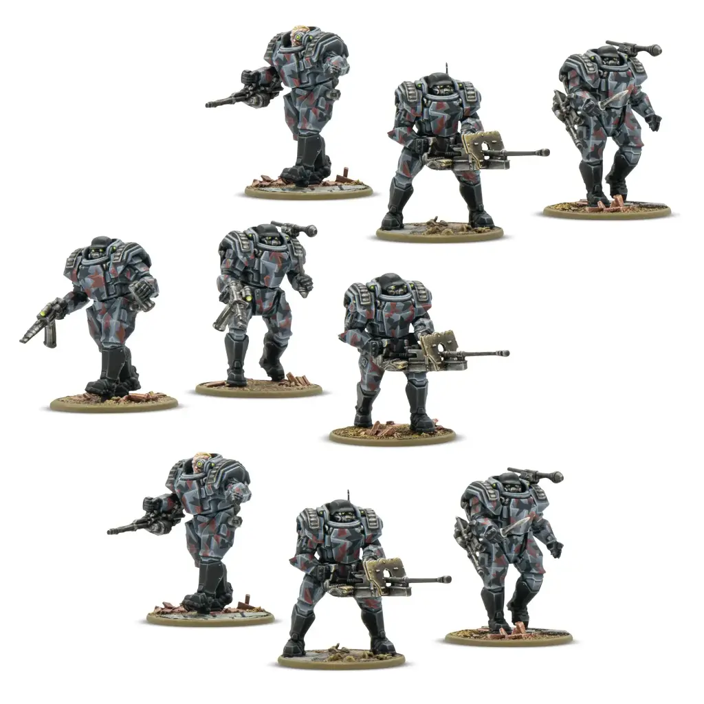 [WLG 452010202] Axis : Stahltruppen Heavy Infantry │ Konflict'47