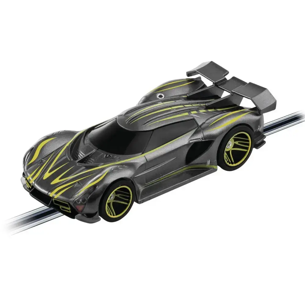 Carrera GO : Tuning Hypercar Anthracite & Neon Yellow 