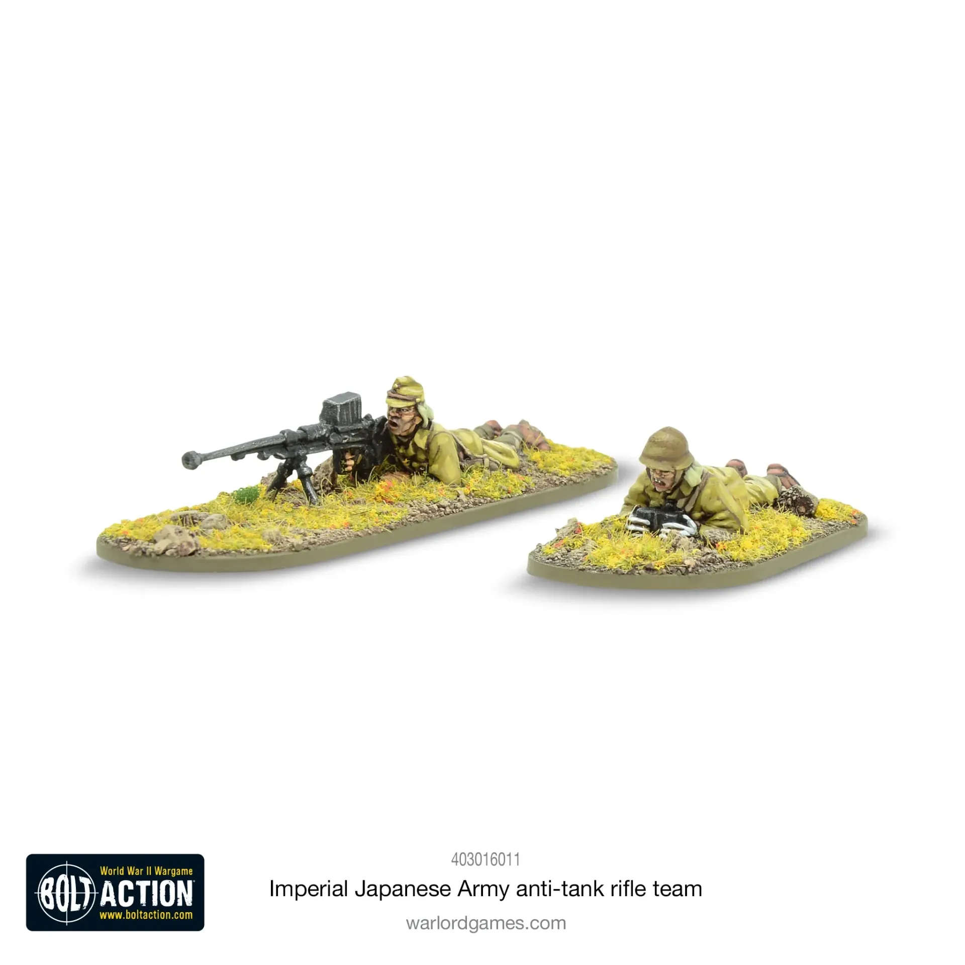 [WLG 403016011] Bolt Action : Imperial Japanese Army anti-tank rifle team │ Early - Mid - Late