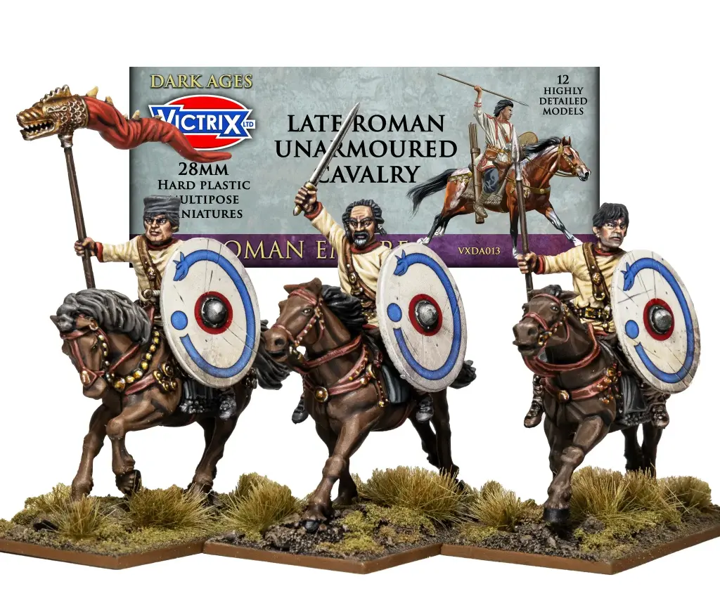 [VTX VXDA013] Victrix : Late Roman Unarmoured Cavalry │ Warriors of the Dark Age