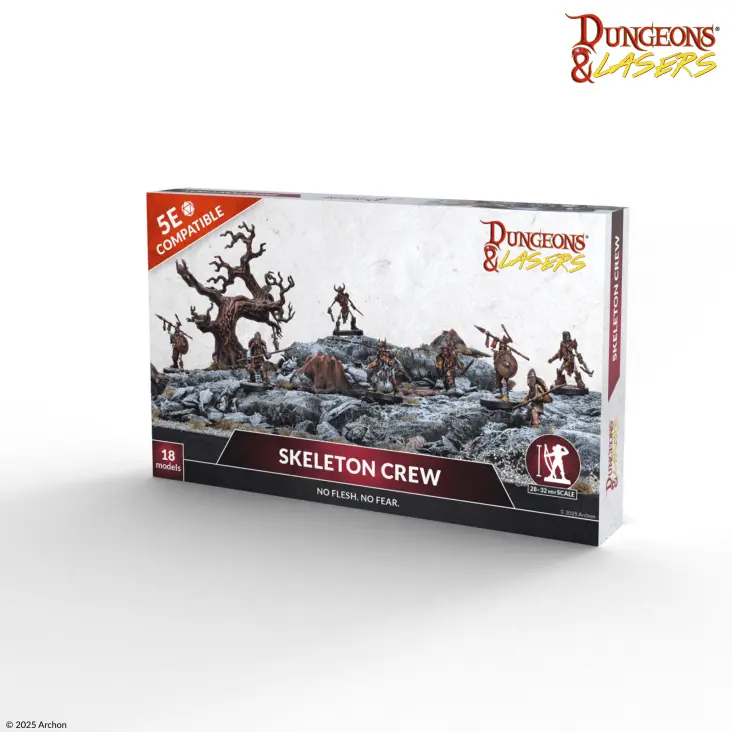 [ARS DNL0122] Dungeon & Lasers : Skeleton Crew │ Dungeons & Dragons 5E Compatible
