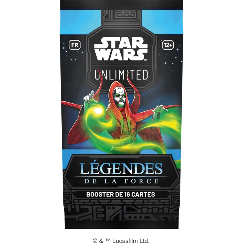 [FFG SWH0501FR] Star Wars Unlimited : Booster de jeu "Légende de la Force" [FR]