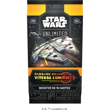 [FFG SWH0401FR] Star Wars Unlimited : Booster de jeu "Passage en Vitesse Lumière" [FR]