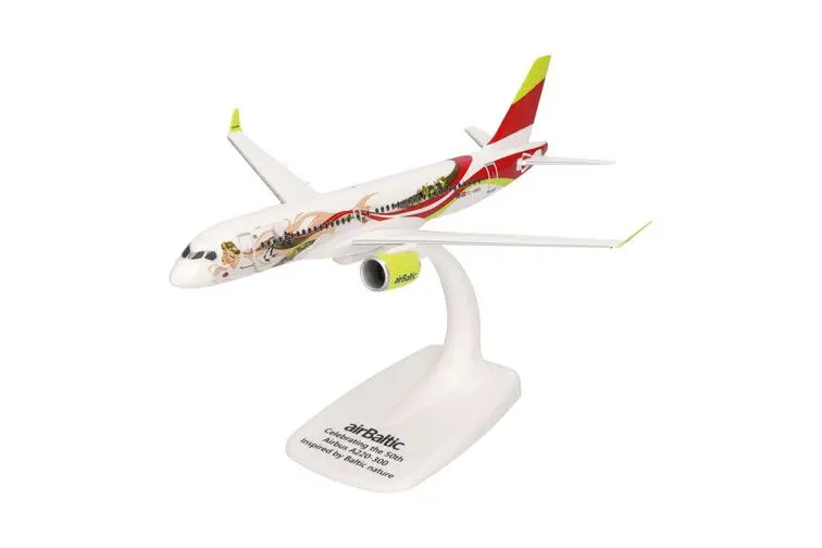[her 614559] Herpa : Airbus A220-300 airBaltic 50th A220 [1/200]