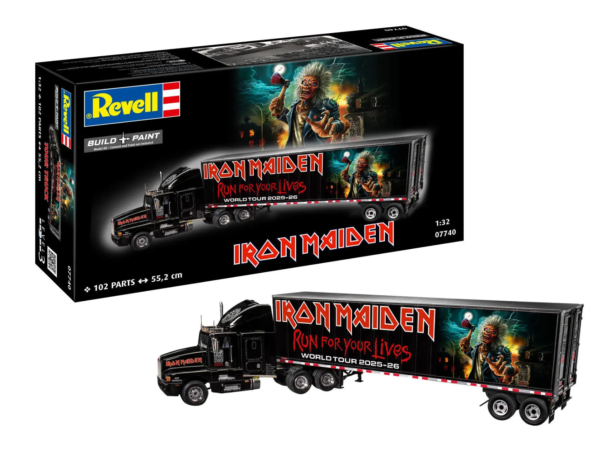Revell : Camion de tournée "Iron Maiden" • Anniversaire des 50ans