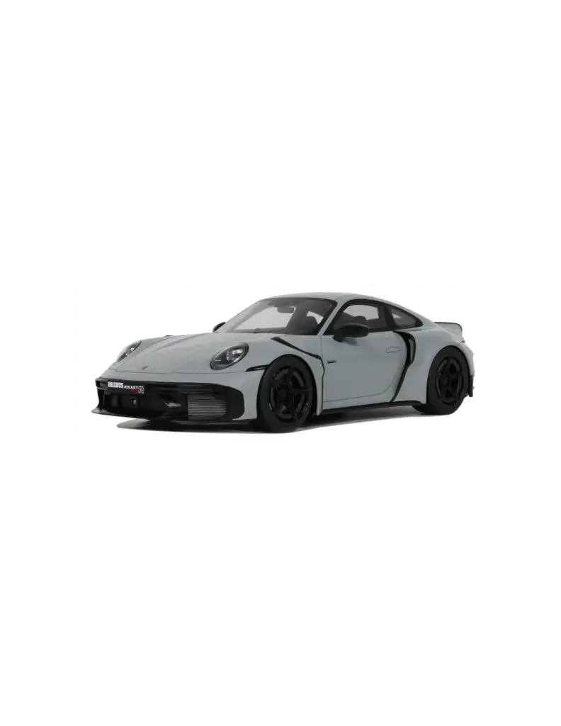 GT Spirit : Porsche 911 2023 Brabus 900 Rocket-R │ Gris Nardo  [1/18]