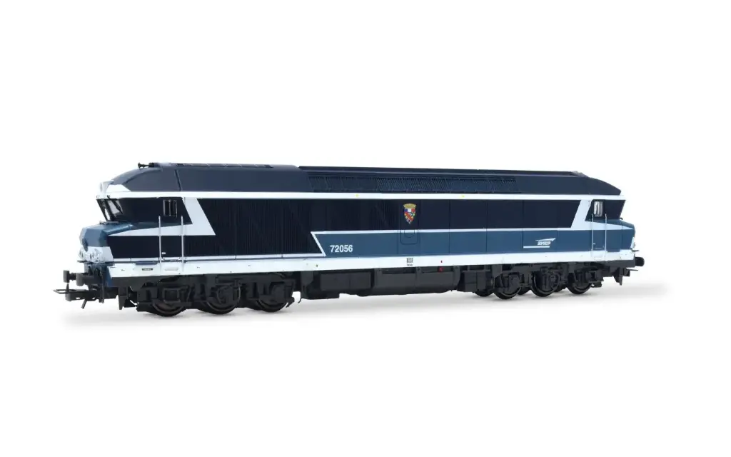 [JOU HJ2621] Jouef : Locomotive diesel à 6 essieux CC 72056 « La Bourboule » Livrée bleue avec logo « Casquette »