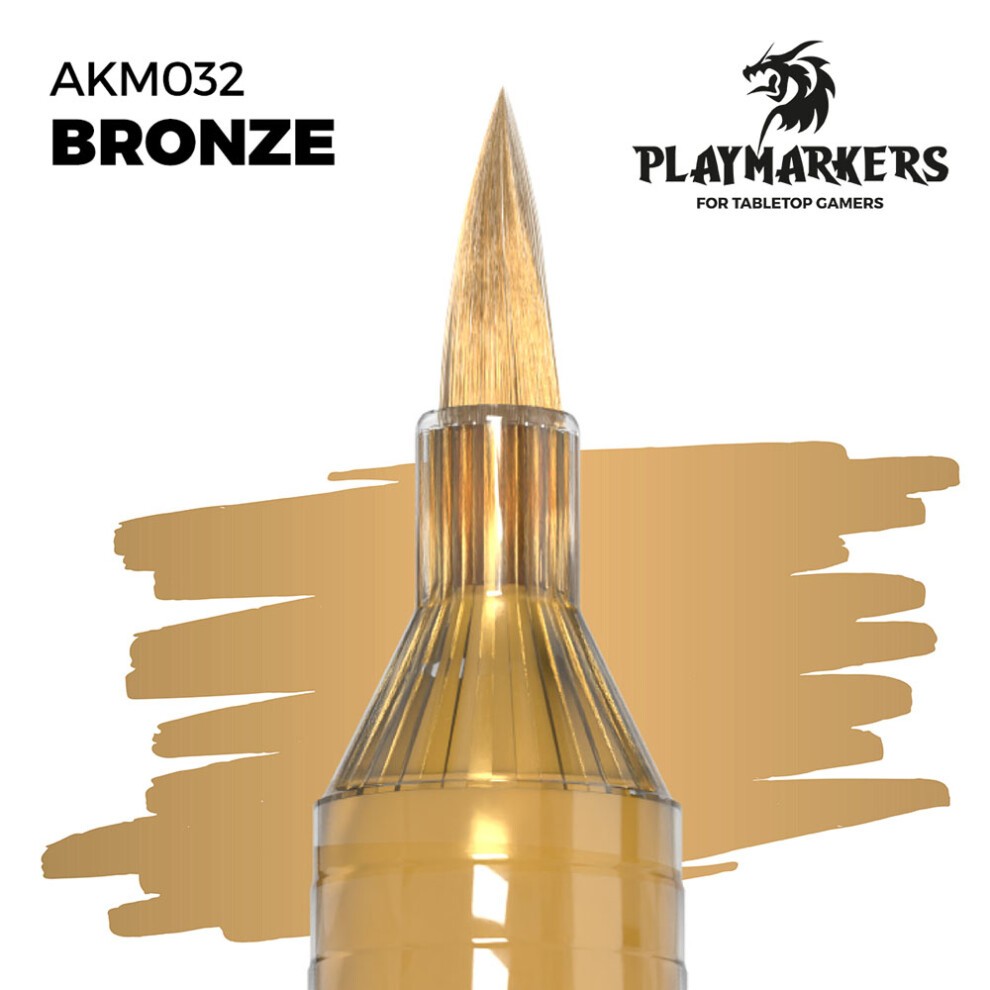 [AK AKM032] AK Interactive Playmarkers Bronze Acrylic Paint Marker AKM032
